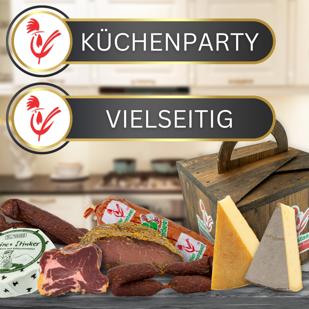 Geschenkbox mit 8 verschiedenen Produkten - Tiroler Bauernstandl