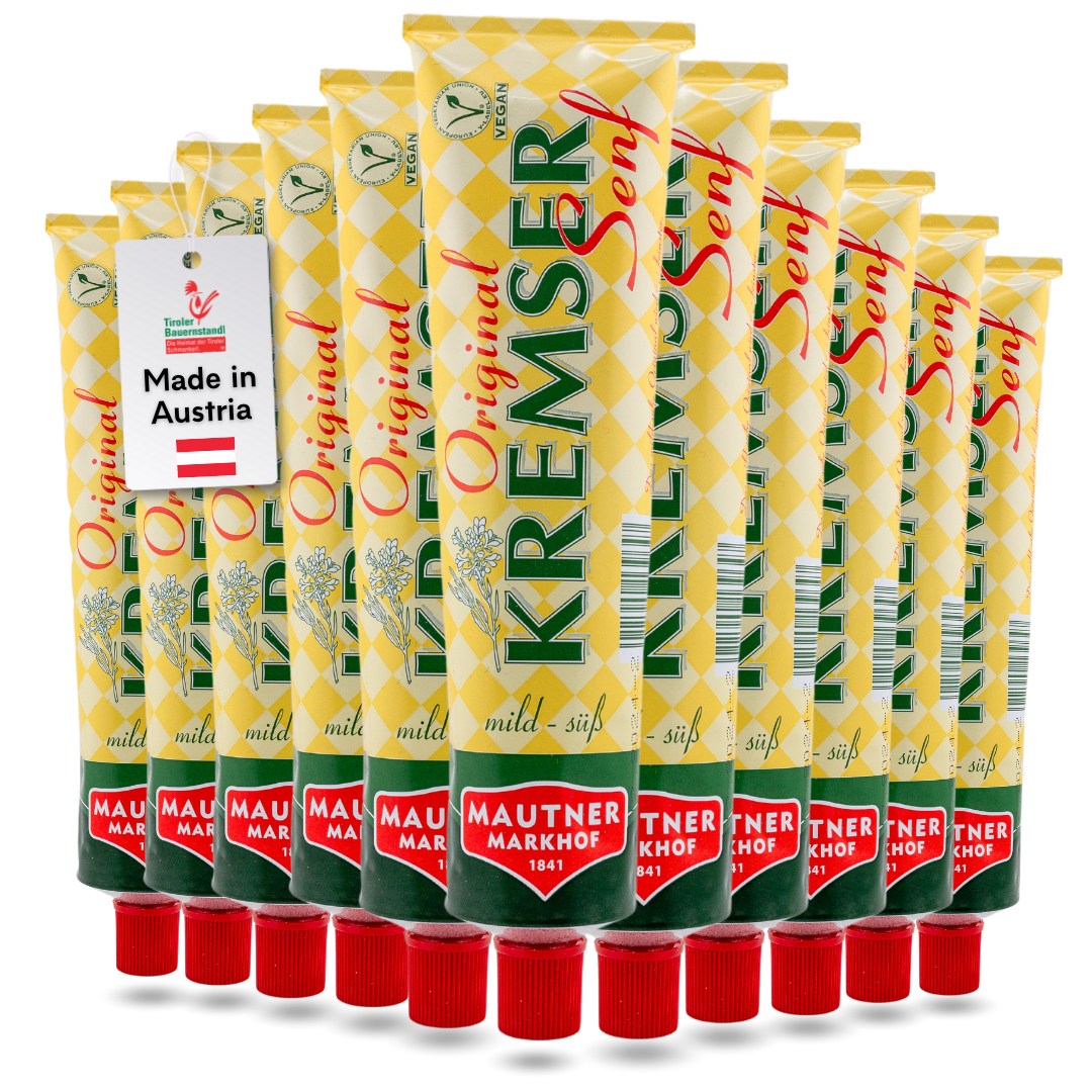 Mautner Kremser Senf mild & süß | Tube 200g - Tiroler Bauernstandl