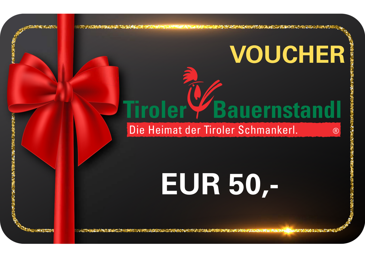 Tiroler Geschenkgutscheine - Tiroler Bauernstandl