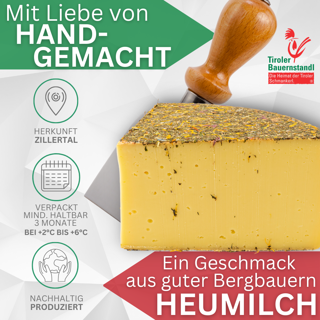 Tiroler Heublumenkäse | 50 % Fett i.Tr. - Tiroler Bauernstandl