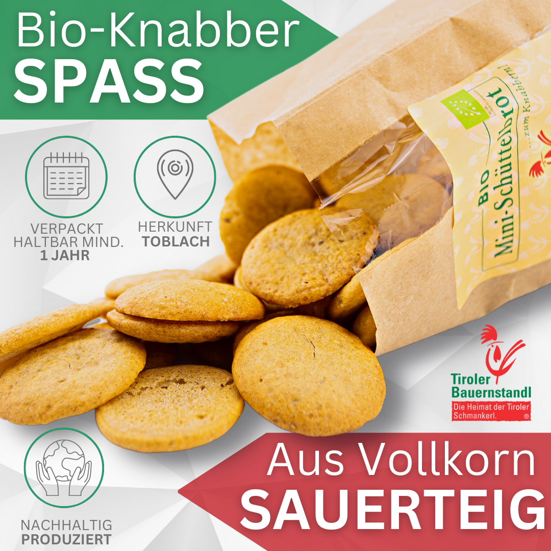 Tiroler BIO Mini Schüttelbrot - Tiroler Bauernstandl