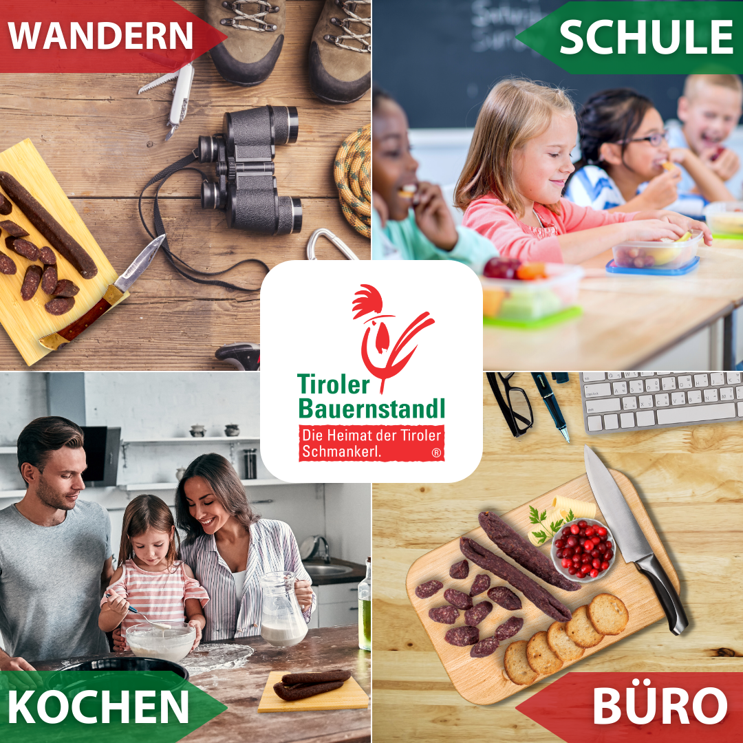 Osttiroler Kaminwurzn aus 100% Lammfleisch 10 StΓΌck - Tiroler Bauernstandl