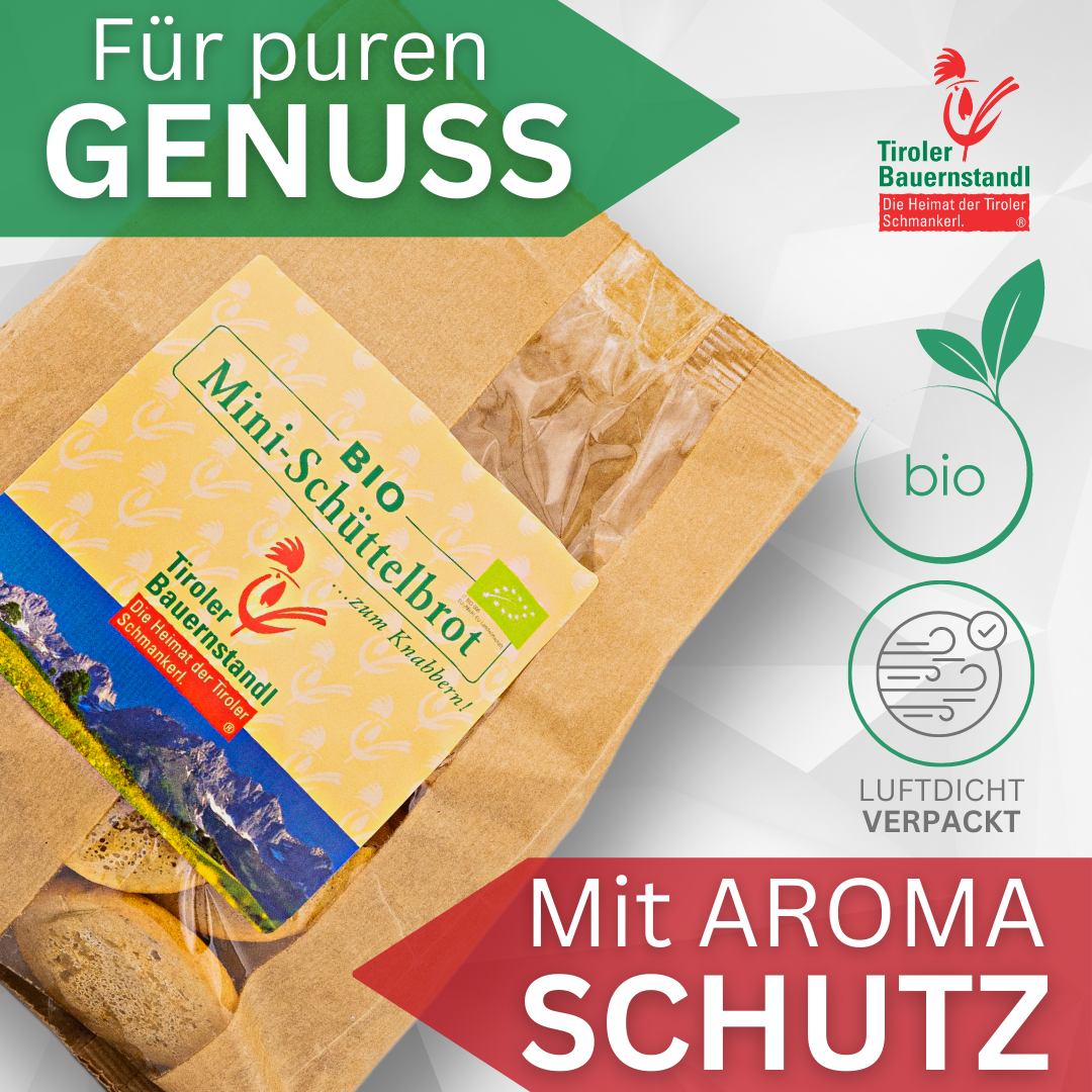 Tiroler BIO Mini Schüttelbrot - Tiroler Bauernstandl