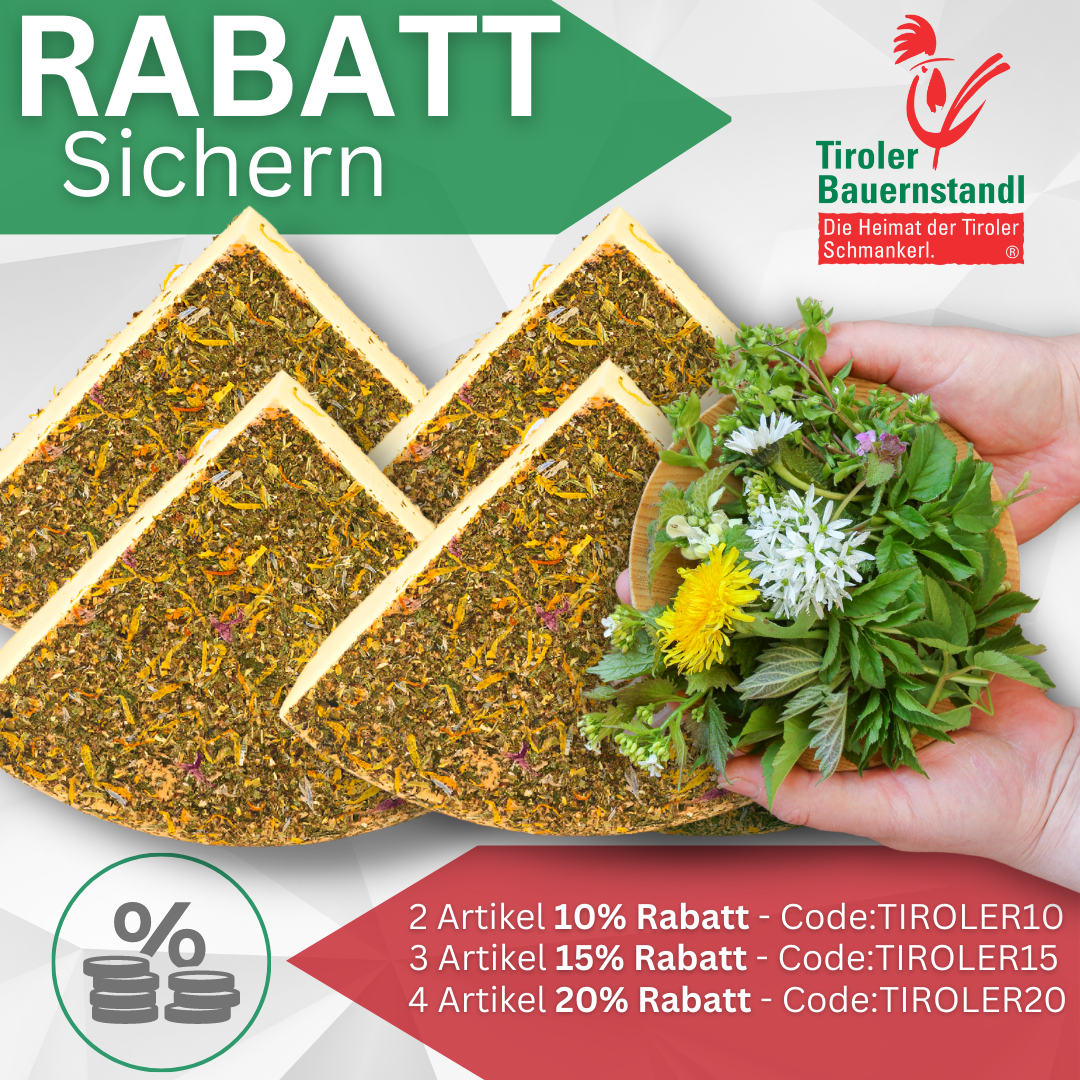 Tiroler Heublumenkäse | 50 % Fett i.Tr. - Tiroler Bauernstandl