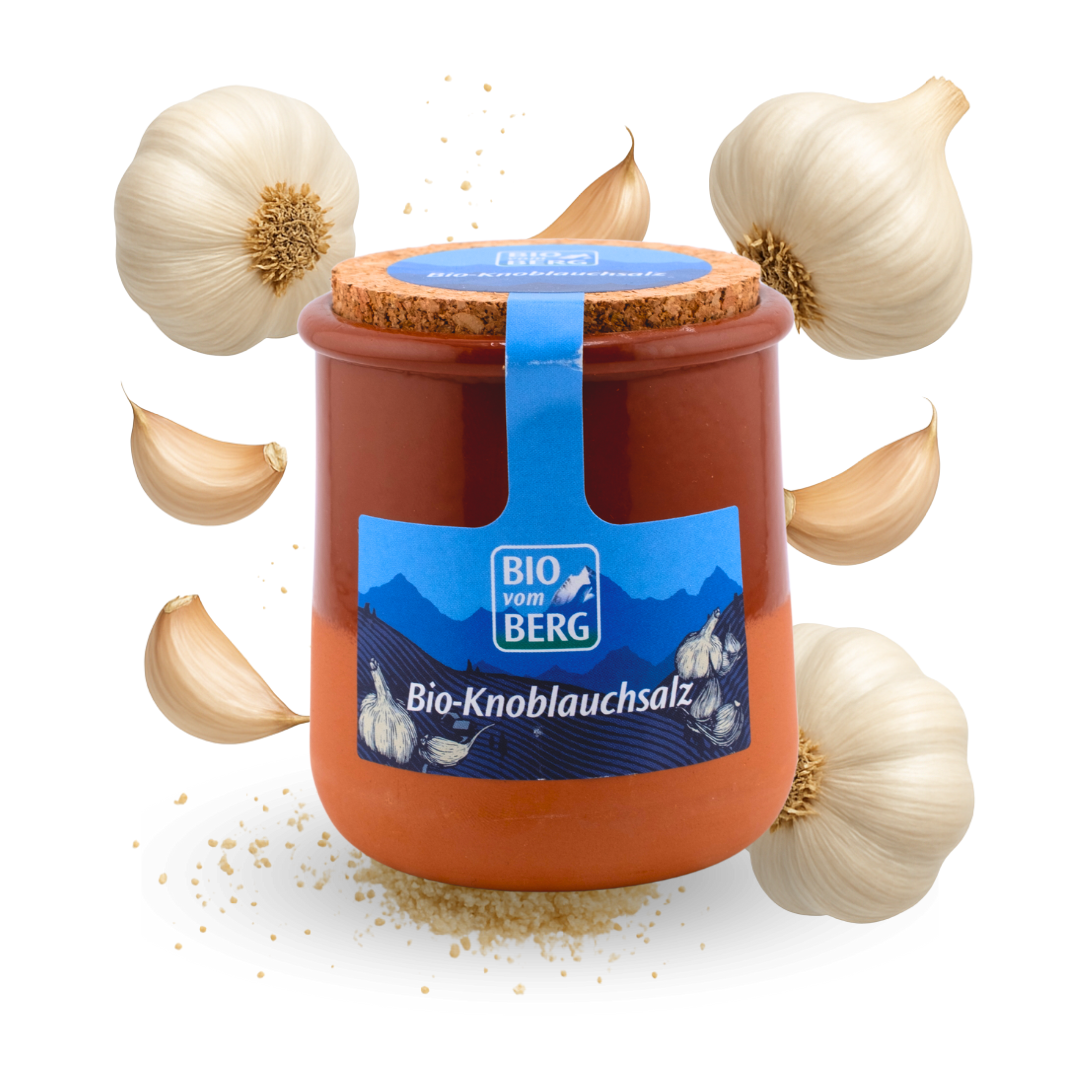 Bio vom Berg - Bio Knoblauchsalz| 80g - Tiroler Bauernstandl