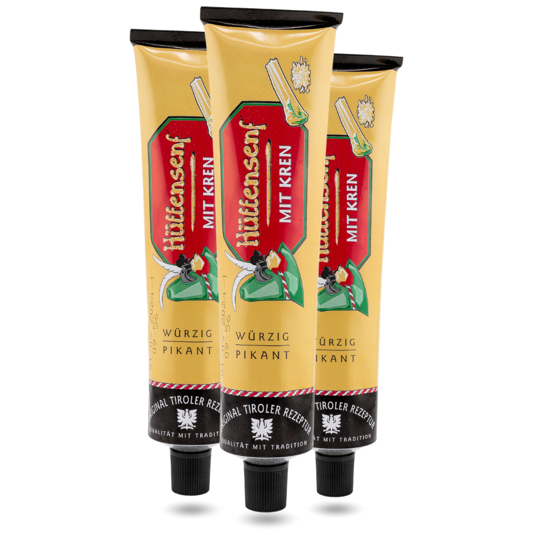 Mautner Hüttensenf mit Kren | Tube 200g - Tiroler Bauernstandl
