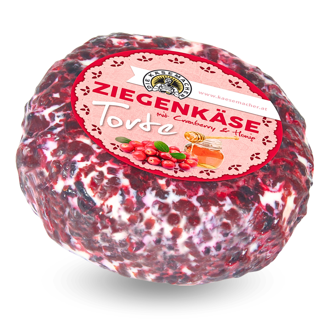 Ziegenkäsetorte mit Cranberry & Honig | 1 Kg - Tiroler Bauernstandl