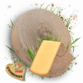 Tiroler Steinbeißer aromatischer Schnittkäse mit Steinsalz | 45% Fett i. Tr. - Tiroler Bauernstandl