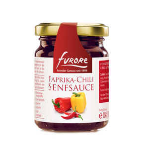 Furore Senfsauce mit Chili und Paprika | Glas 180g - Tiroler Bauernstandl