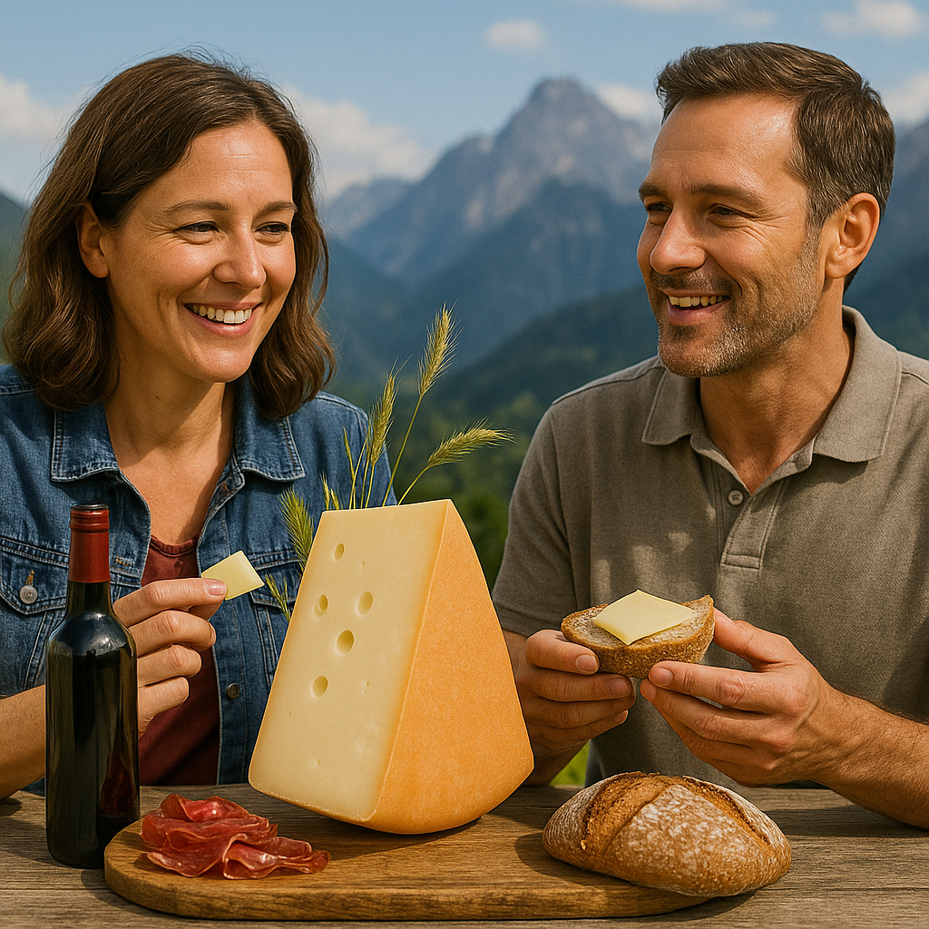 Stilfser Käse g.U. | Handgeschmierter Schnittkäse | mind. 50 % Fett i. Tr. - Tiroler Bauernstandl
